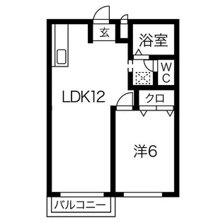 エトワール加藤【2階】の間取り