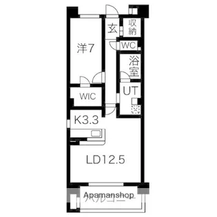ザ・ブロードスクエア【1階】の間取り