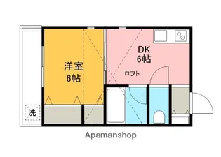 アクセスコートⅦ【B2号室】の間取り