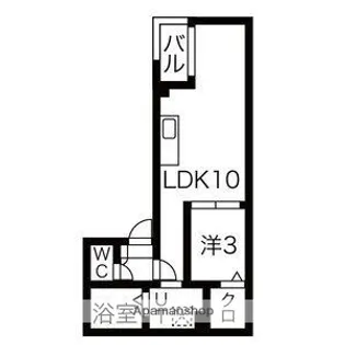 ヴィラ前之輪【103号室】の間取り