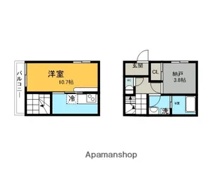 RADIANCE大府【7号室】の間取り