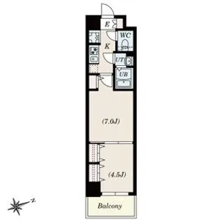 SーRESIDENCE神沢AFFORD12月契約限定キャンペー【203号室】の間取り