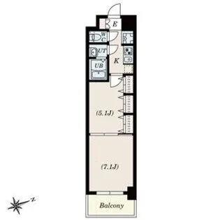 SーRESIDENCE神沢AFFORD【106号室】の間取り