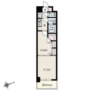 SーRESIDENCE神沢AFFORD12月契約限定キャンペー【109号室】の間取り
