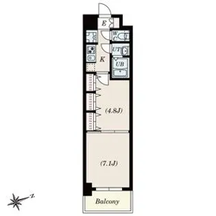 SーRESIDENCE神沢AFFORD【111号室】の間取り