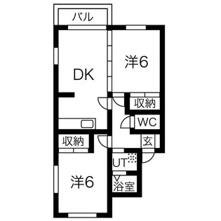 エーデルワイス【102号室】の間取り