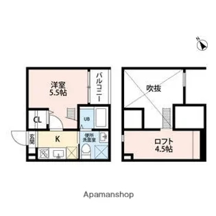 LUCE【2階】の間取り