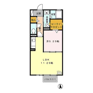 モナリエ青山【2階】の間取り