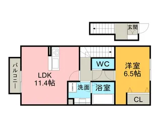 パークアヴェニュー【1階】の間取り