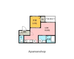 JACK ODAKAⅡ【1階】の間取り