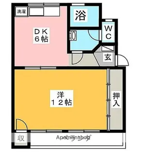 スカイハウス【3階】の間取り