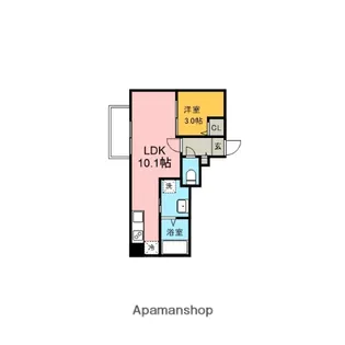 JACK ODAKAⅧ【2階】の間取り