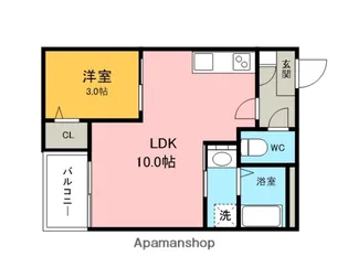 Jack odakaⅦ【1階】の間取り