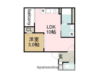 Jack odaka3【1階】の間取り