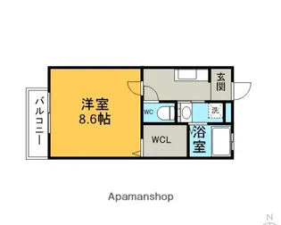 グレイス【103号室】の間取り