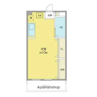 ハートイン鳴海【4B号室】の間取り