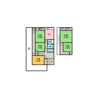 愛知県豊明市栄町新左山【一戸建】の間取り