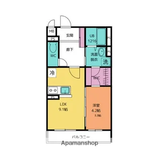 LIEN【1階】の間取り