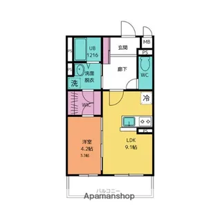 LIEN【1階】の間取り