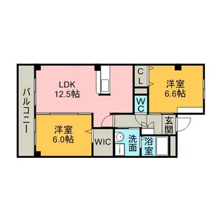 グランシャリオ【3階】の間取り