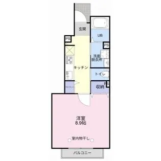 エクセル【1階】の間取り