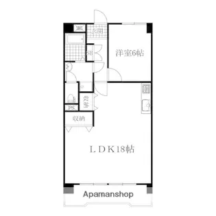 パークサイド大和園【2階】の間取り