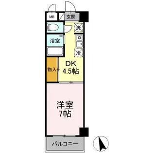 メゾン花みずき【4階】の間取り