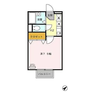 テラルハイツ【1階】の間取り