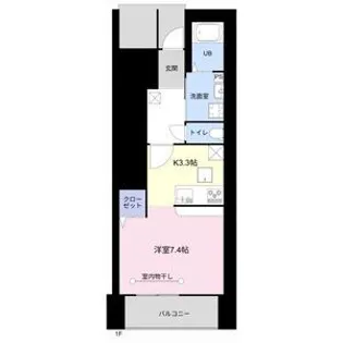 アムール【1階】の間取り