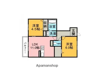 パストラル【1階】の間取り