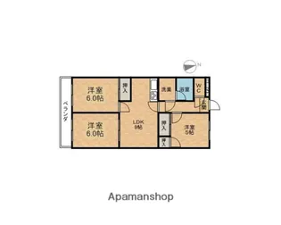TステージミカーレⅠ【2階】の間取り