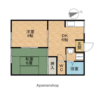 アットホーム小川【102号室】の間取り