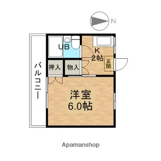 マルエ荘【1階】の間取り