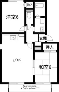 愛知県丹羽郡扶桑町大字高木字桜木【アパート】の間取り