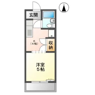 エルタウン中畑(L TOWN中畑)【00203号室】の間取り