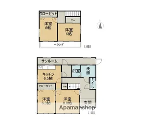 愛知県犬山市大字羽黒字外山【一戸建】の間取り