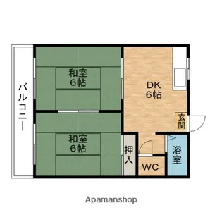 メゾンラポール【1階】の間取り