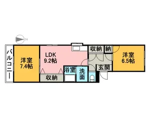 コロナハイツ【202号室】の間取り