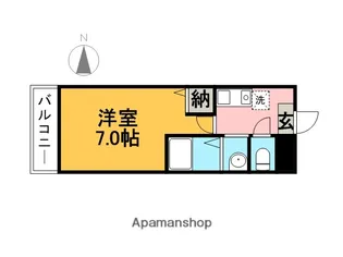 レジデンス司Ⅱ【3階】の間取り