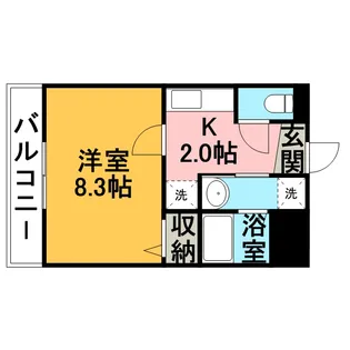 アムールセゾン【2階】の間取り