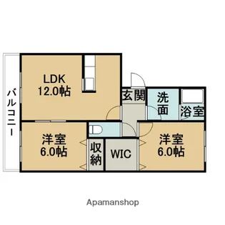 グランジョヴィアル【3階】の間取り