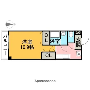 フィオーレ観月【403号室】の間取り