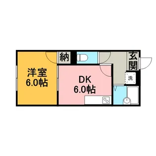 アムールフローラ【2階】の間取り