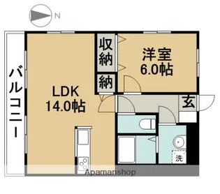 エスポワール七宝【2階】の間取り