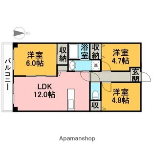 フェリーチェ【2階】の間取り