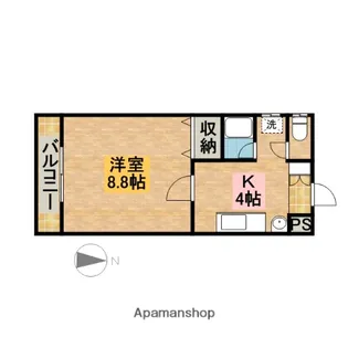プリンスハイツ第5【503号室】の間取り