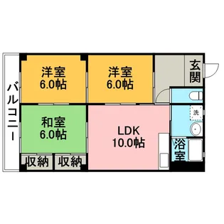 メゾン・ド・N1【303号室】の間取り