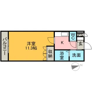 チェリーツリー【1階】の間取り