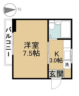 グラスペリアV【302号室】の間取り