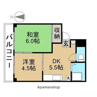 P.M小池【403号室】の間取り